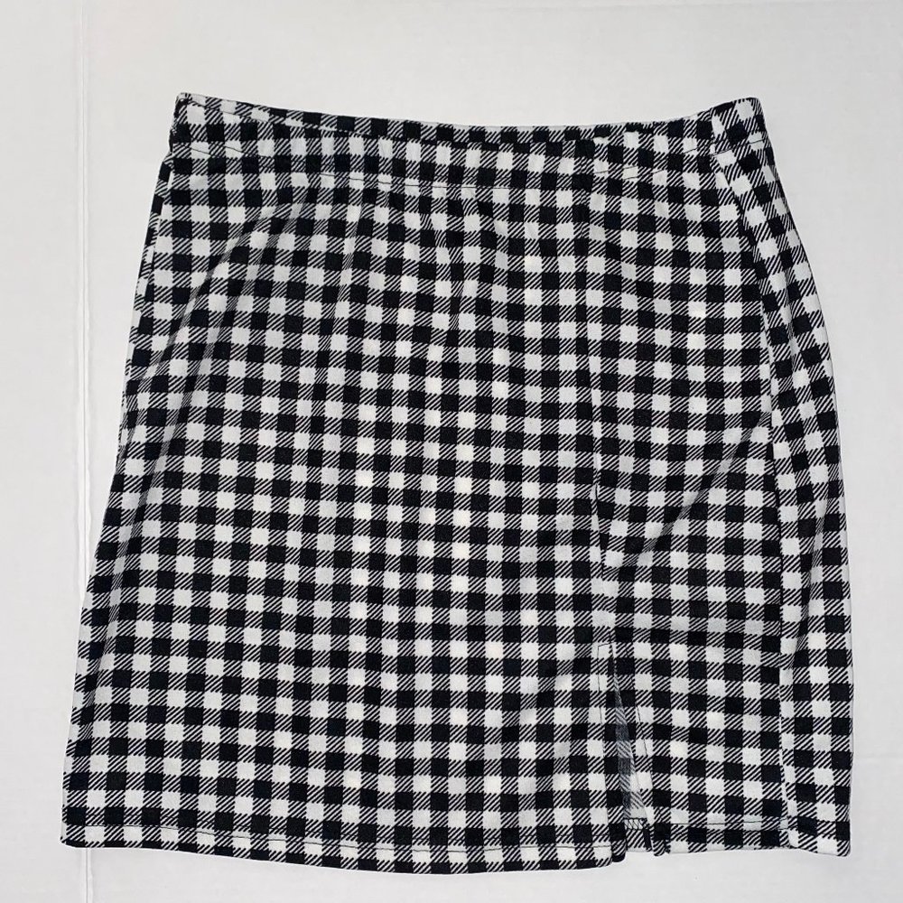 SHEIN Plaid‎ Skirt